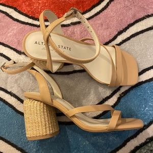 Altard State strappy nude heels